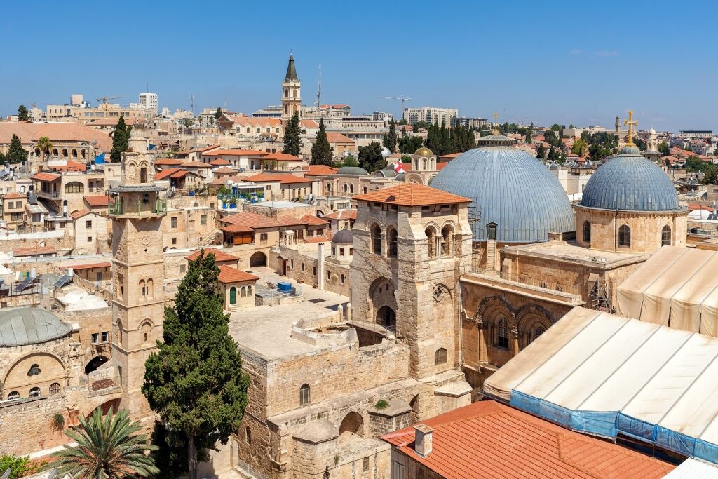 Aerial view of Jerusalem 