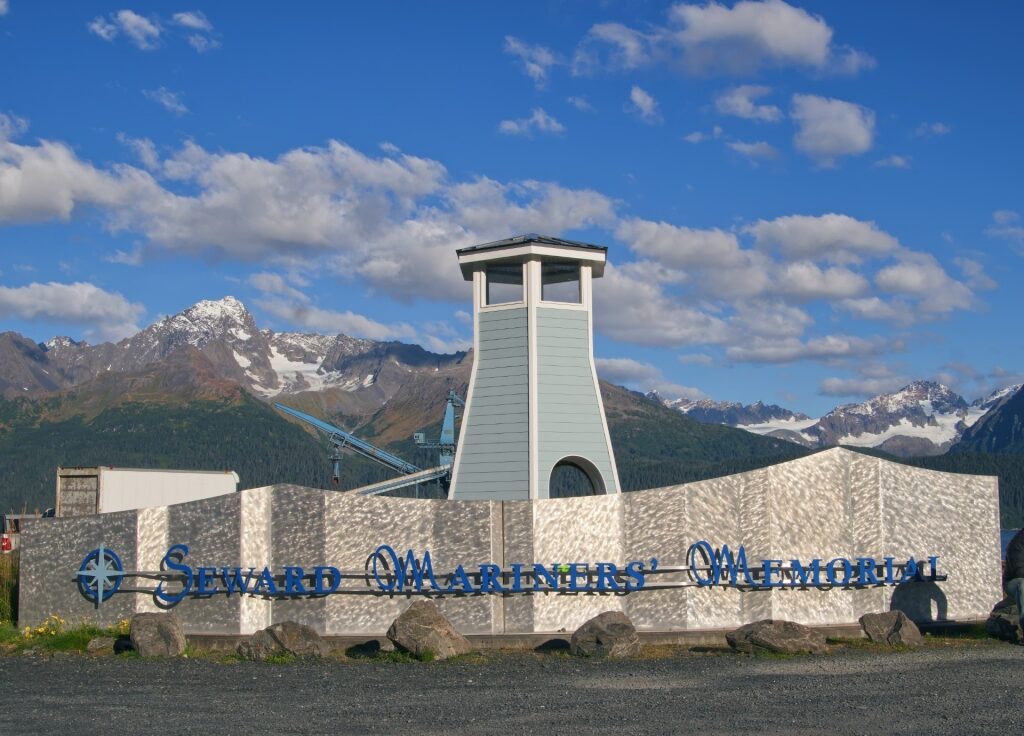View of Seward Mariners’ Memorial