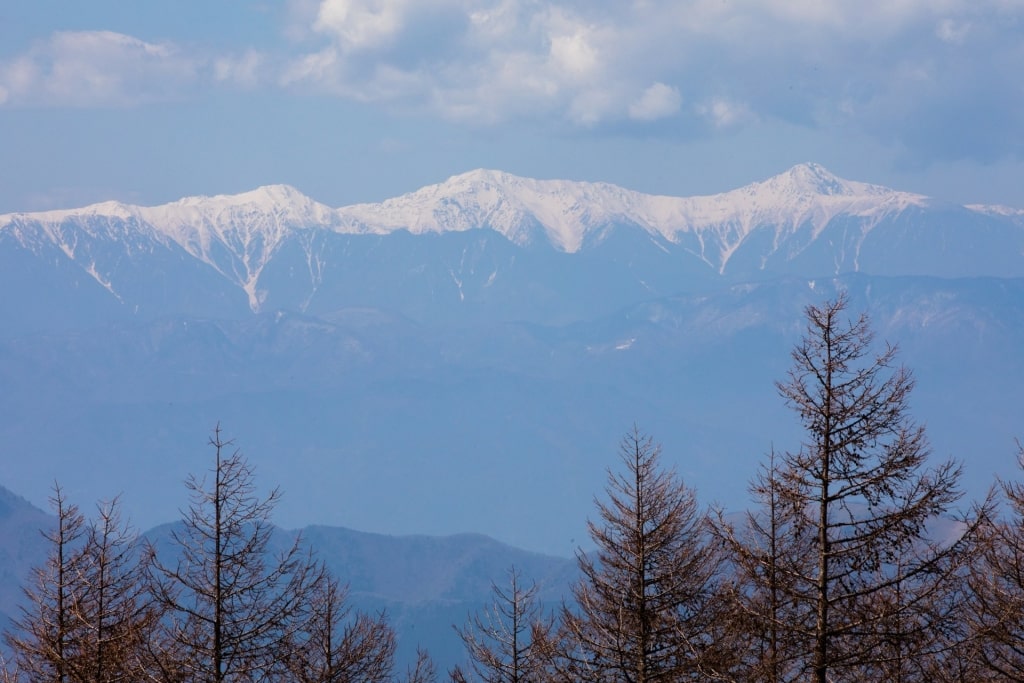 View of the majestic Mt. Fuji