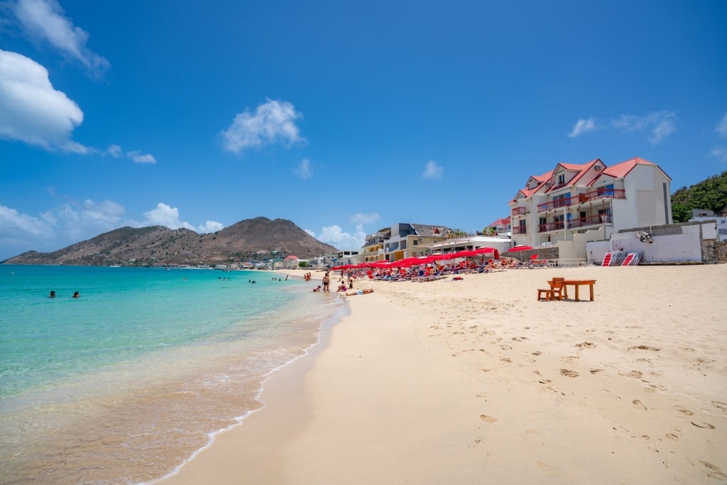 Picturesque Grand Case Beach, St. Grand Case Beach, St. Maarten