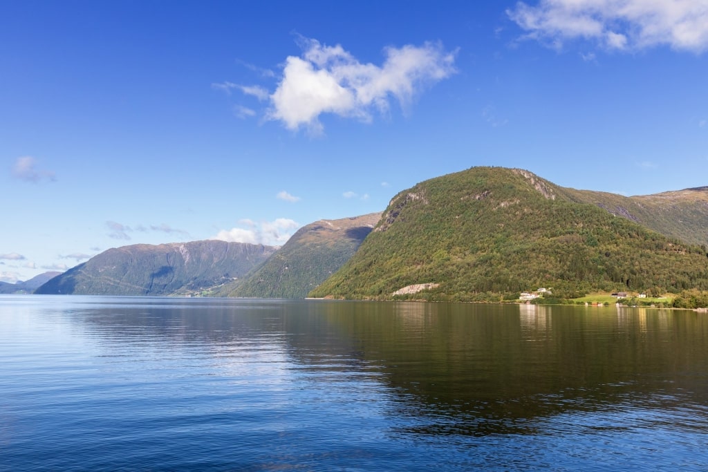 Hornindalsvatn Lake, the deepest lake in Europe