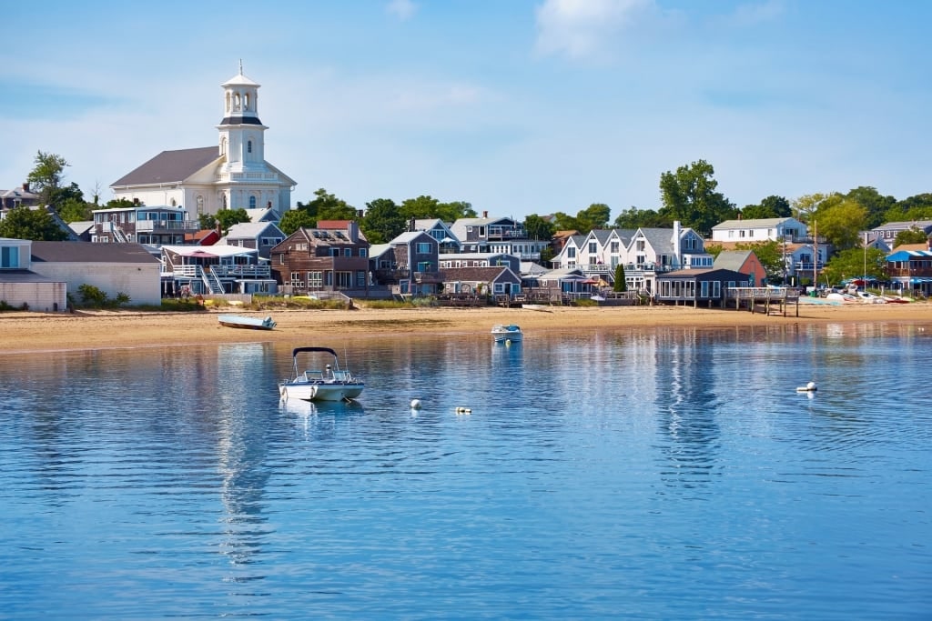 Quaint shoreline of Cape Cod