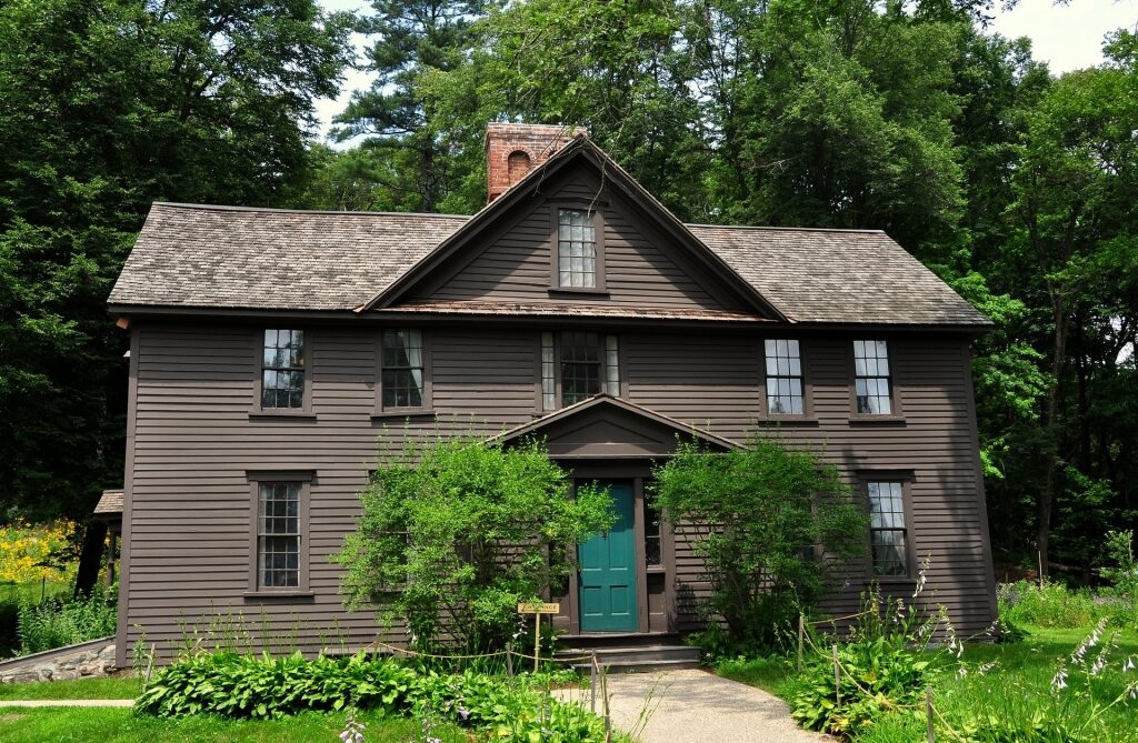 Old Louise May Alcott house in Concord