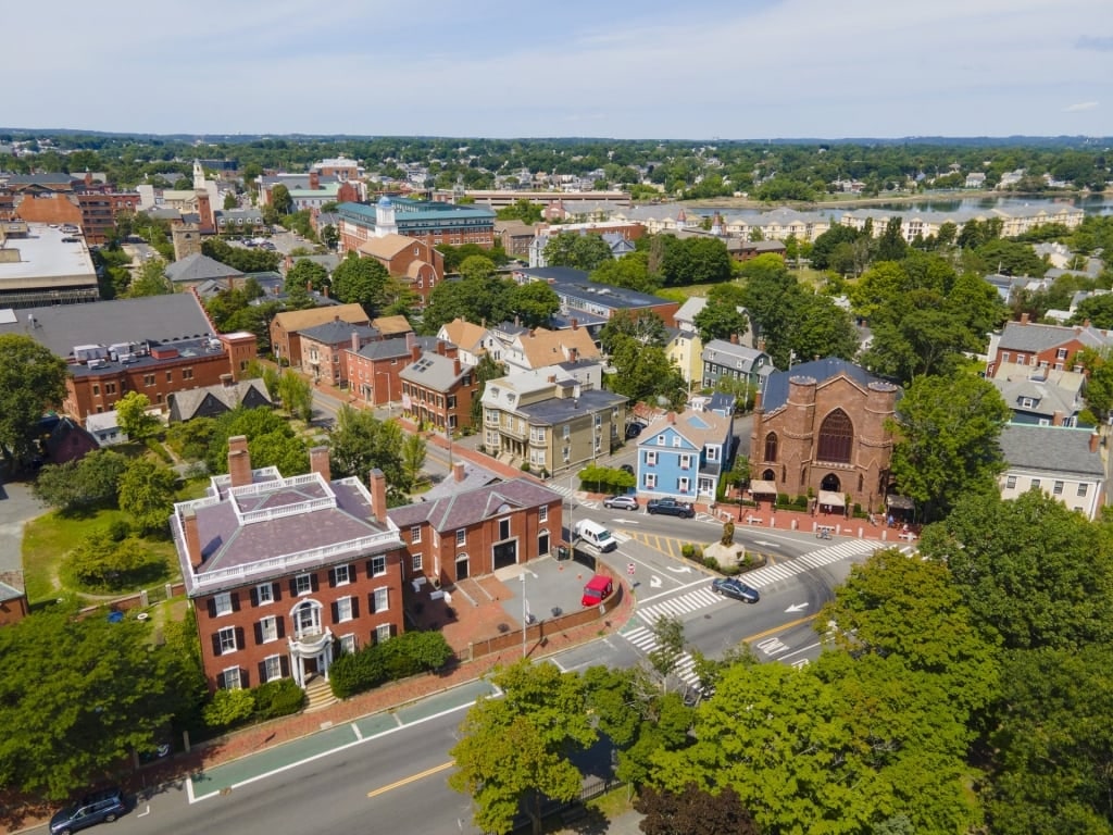 Aerial view of Salem