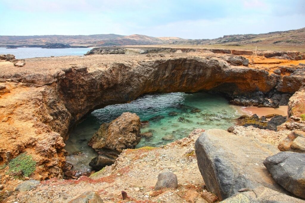 Beautiful landscape of Natural Bridge Ruins