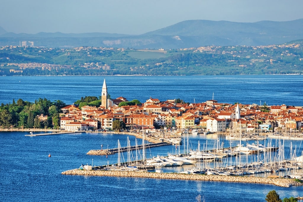 Picturesque coastline of Izola