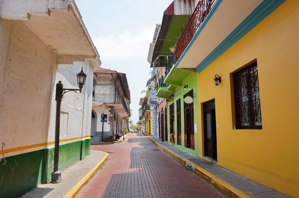 Colorful street in Casco Viejo