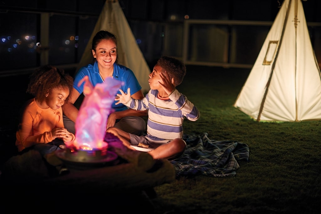 Kids at the Camp at Sea