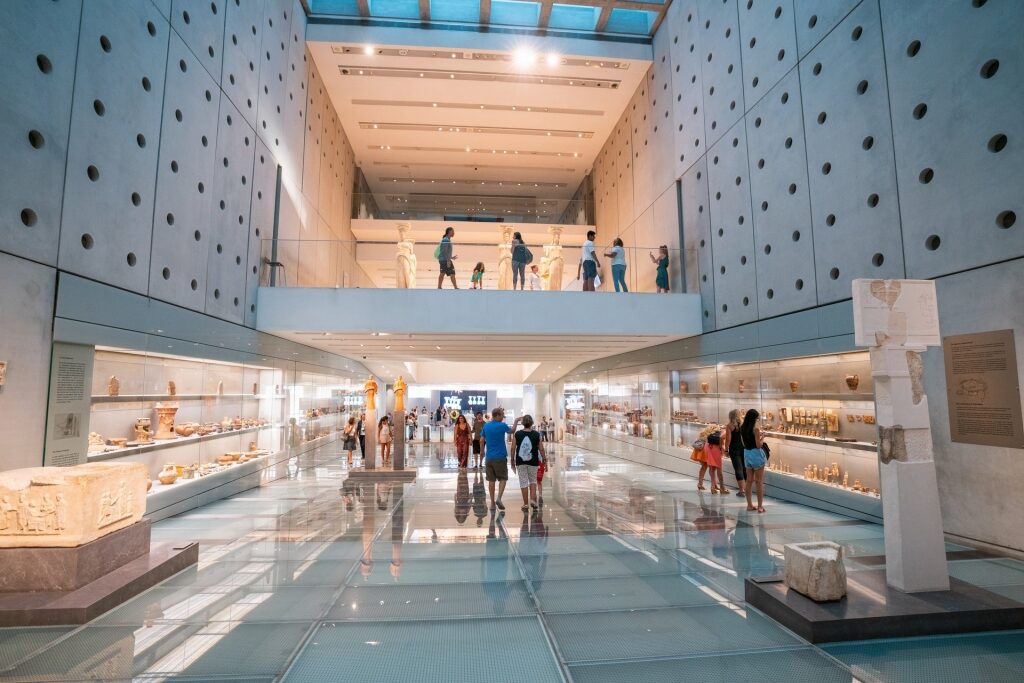 Interior of Acropolis Museum