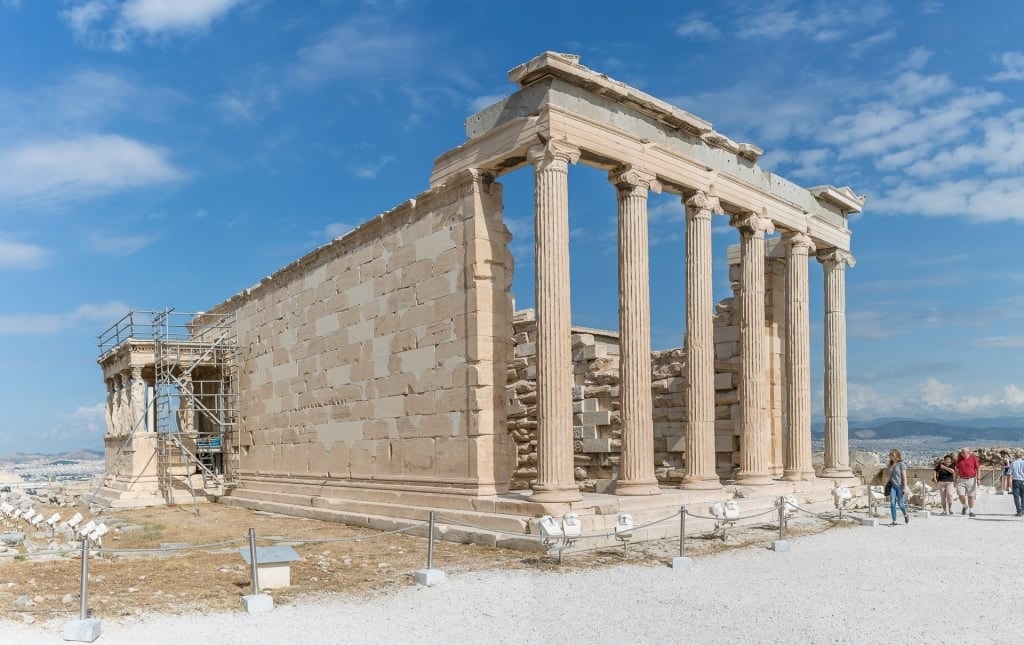 Beautiful Greek architecture of Parthenon