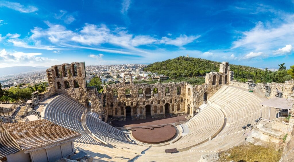 Historic site of the Theater of Dionysus