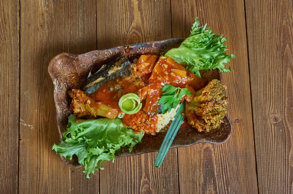 Plate of Flying Fish, a popular Barbados food