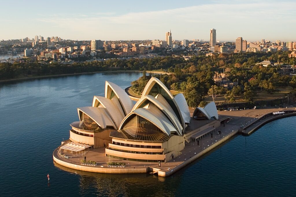 Sydney skyline including Sydney Opera House