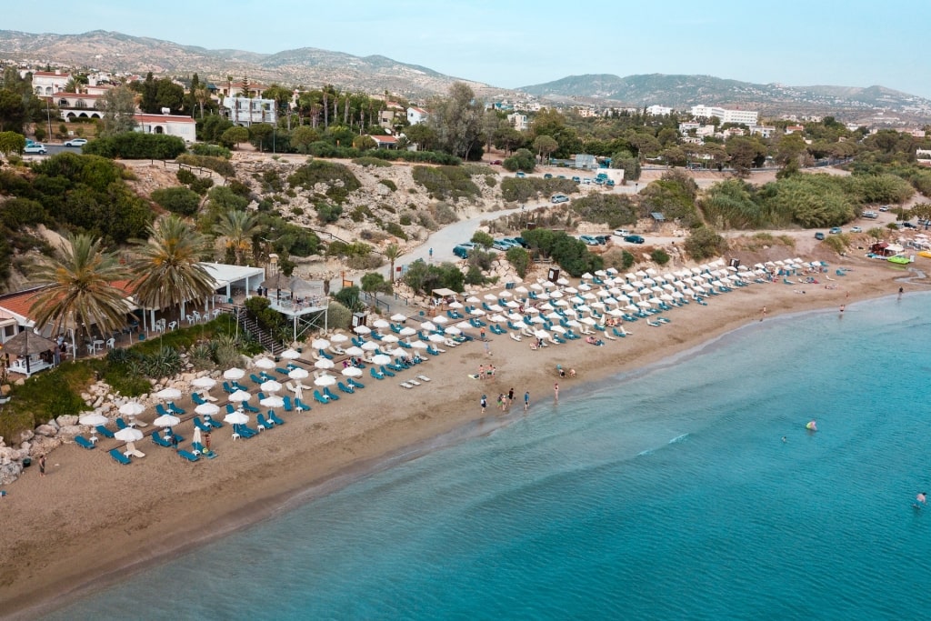 Aerial view of Coral Bay