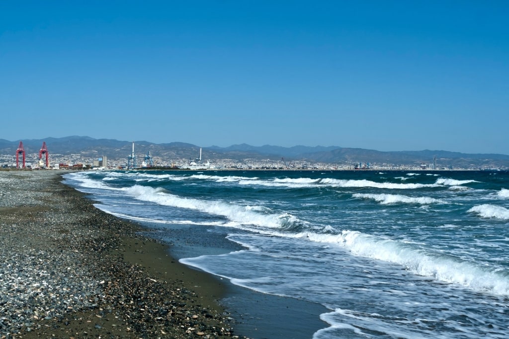 Sandy beach of Lady's Mile Beach with soft waves