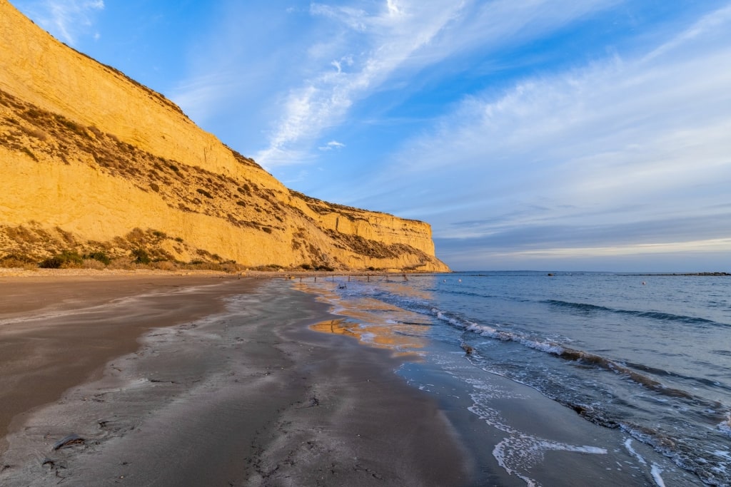 Quiet stretch of sand in Zapalo Beach