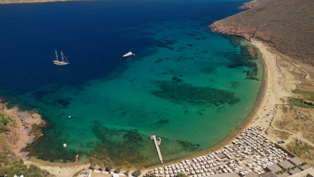 Panormos Beach, one of the best Mykonos beaches