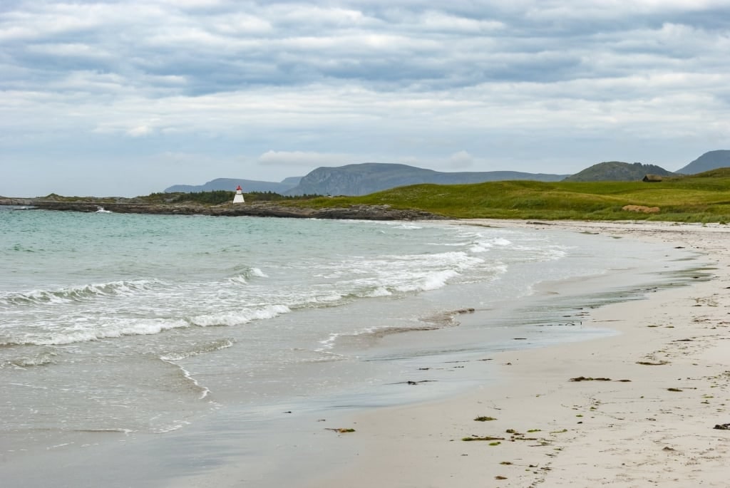 Powder-soft sand of Blimsanden Beach