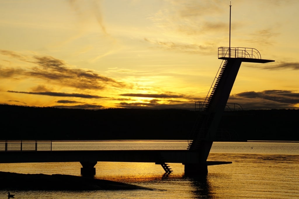 Sunset in Ingierstrand Beach