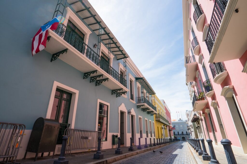 Colorful street of Old San Juan