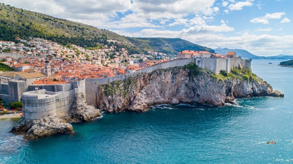 Scenic coast of Dubrovnik, Croatia