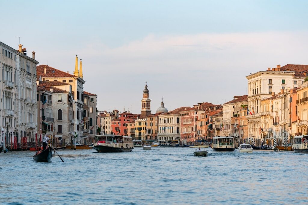 Waterfront view of Venice