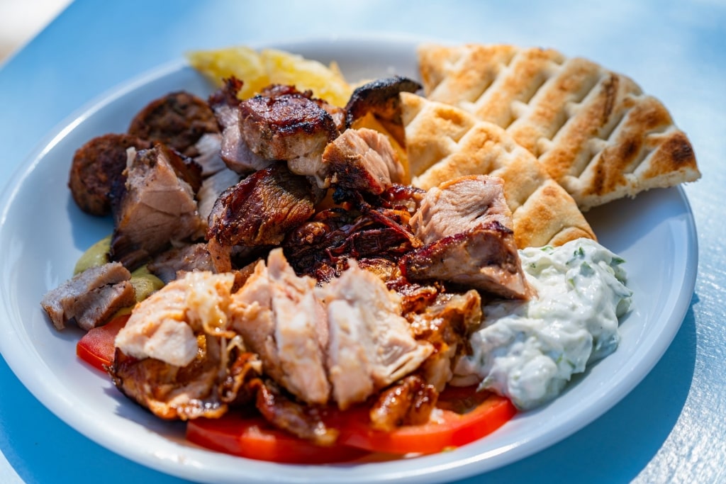 What is Greece known for - souvlaki