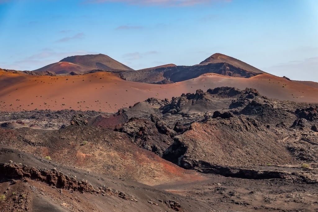 Volcanic landscape of Timanfaya National Park