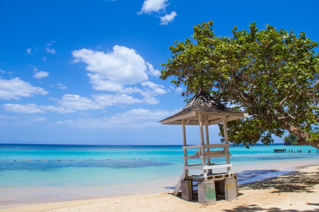 Dunn's River Falls Beach, one of the best beaches in Jamaica