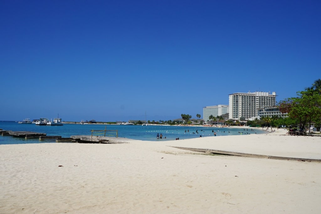 Ochos Rios Bay Beach, one of the best beaches in Jamaica