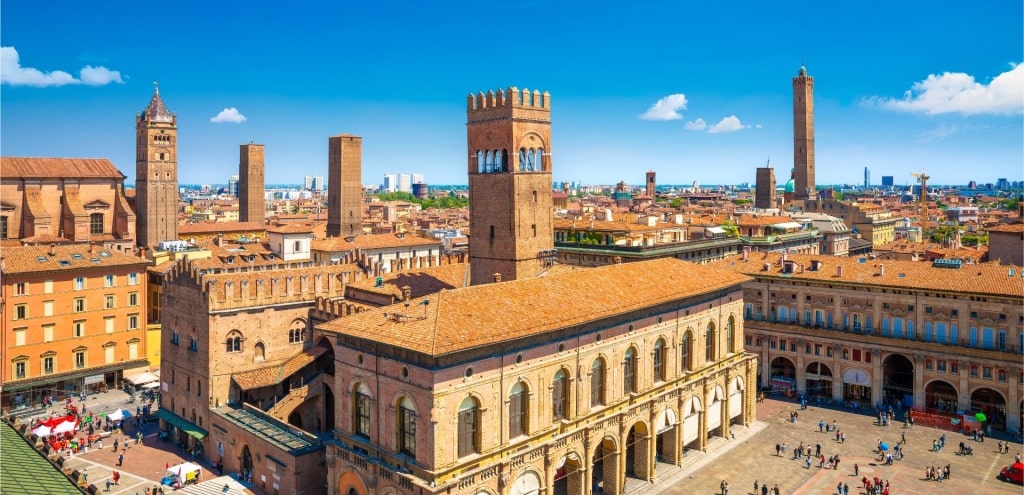 Beautiful cityscape of Bologna, Italy