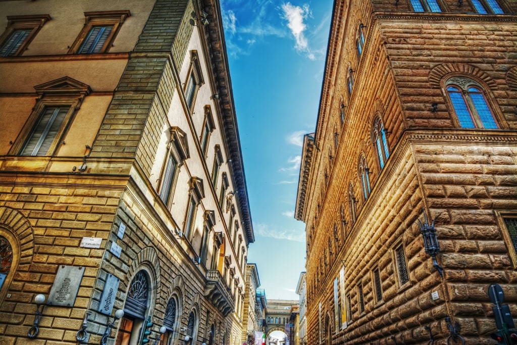 Beautiful street in Via Tornabuoni