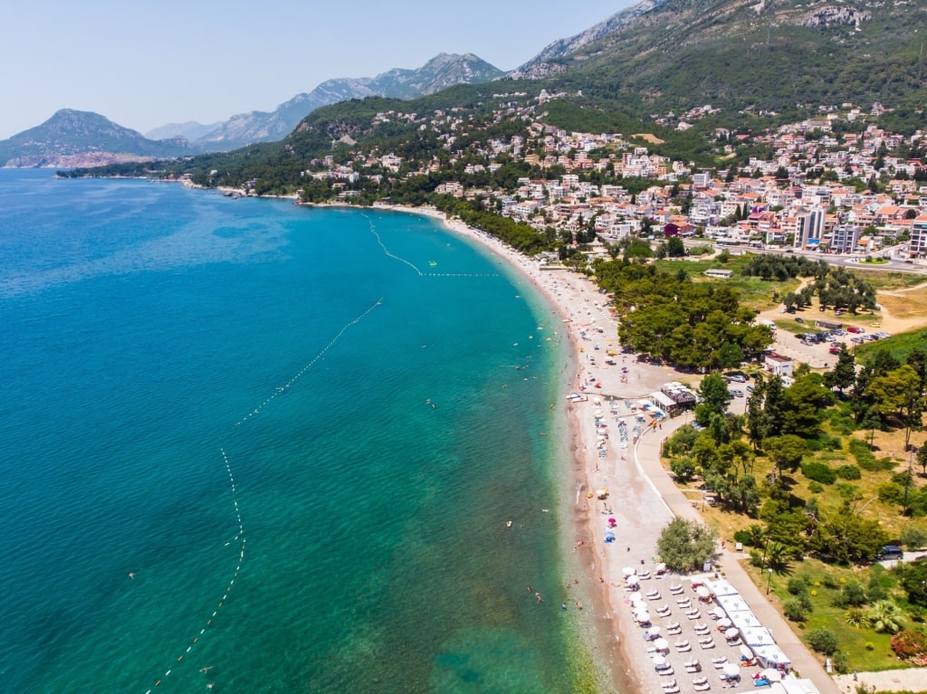 Waterfront of Bar, Montenegro