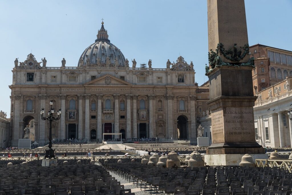 St. Peter’s Basilica, one of the most beautiful churches in the world