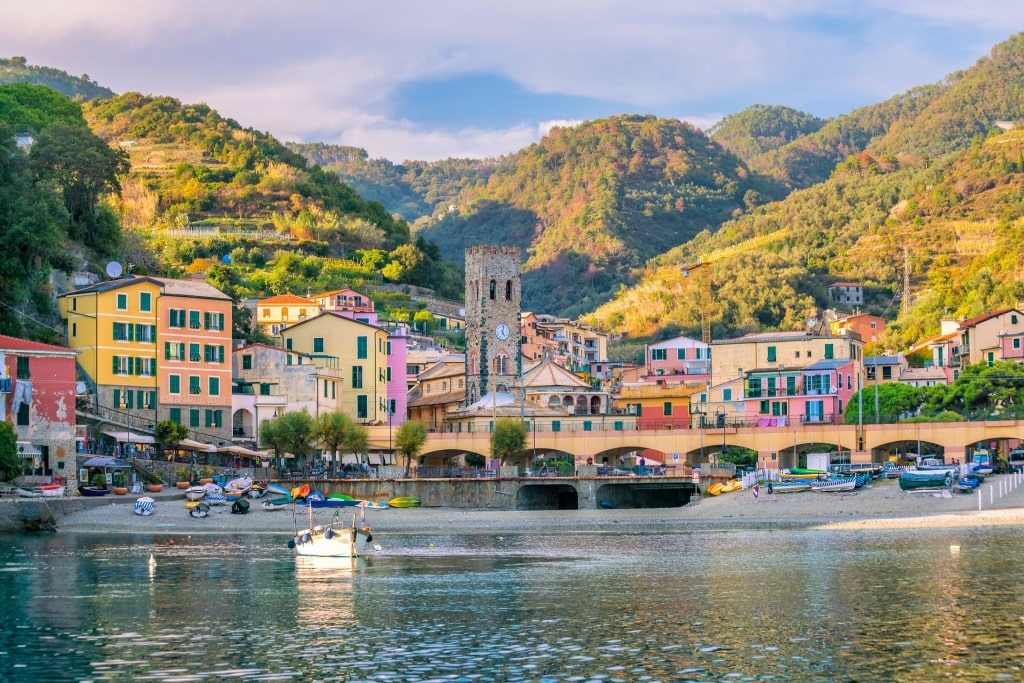 Colorful shoreline of Monterosso