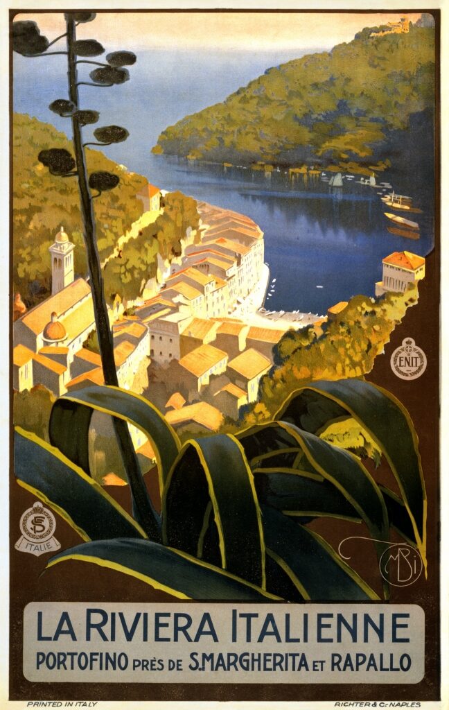 Vintage travel poster, one of the best travel gifts for dad