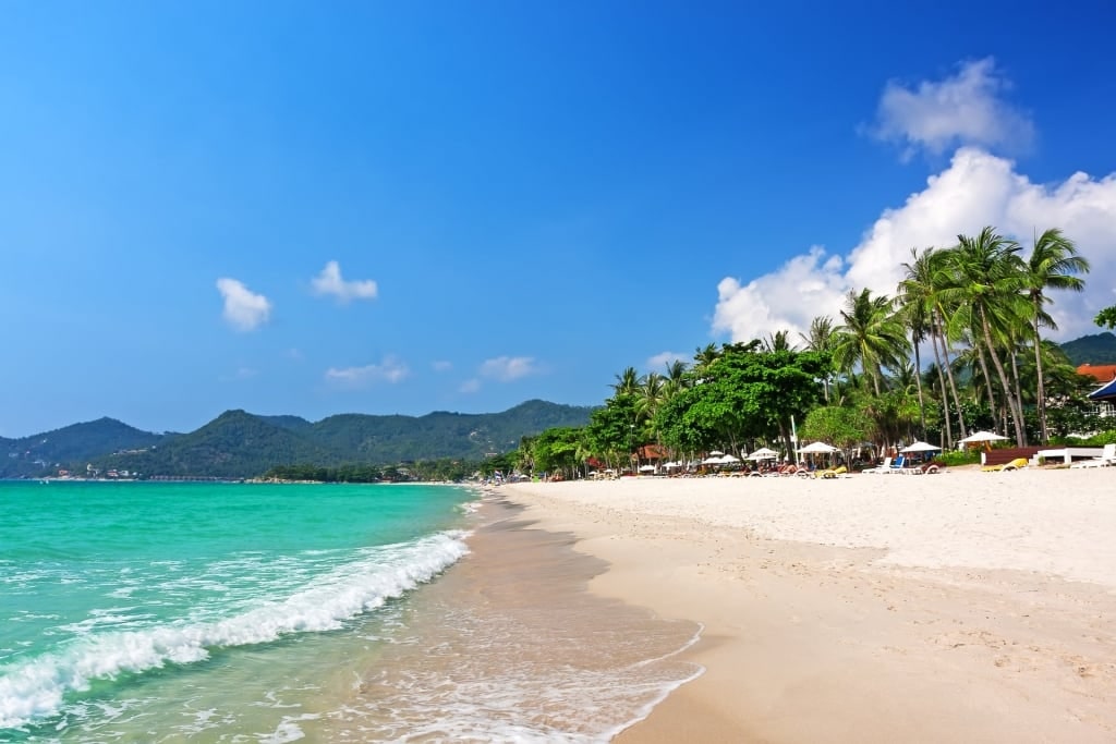 Clear water of Chaweng Beach