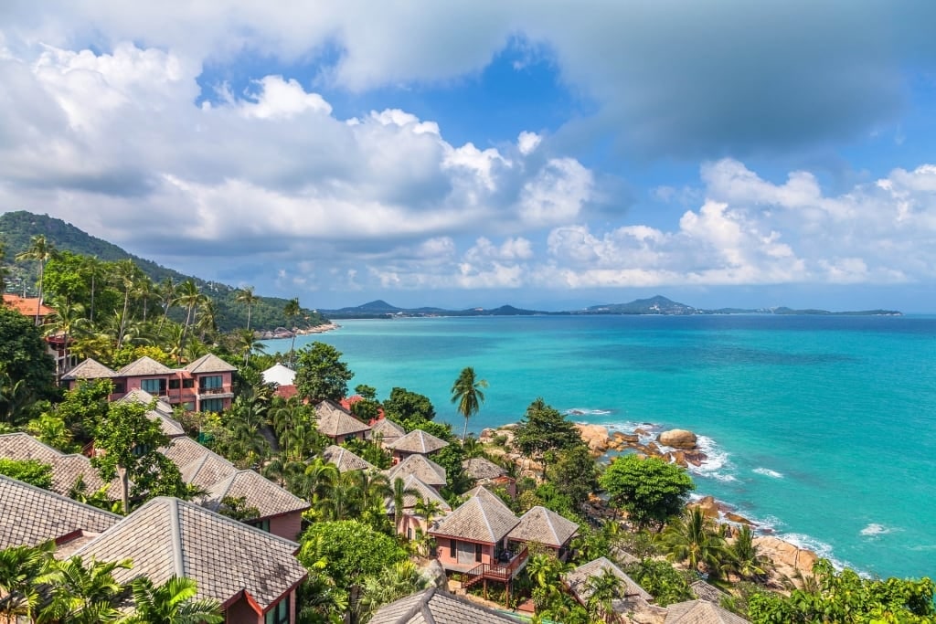 Beautiful panorama of Koh Samui