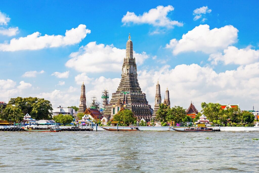 View of Wat Arun from the water