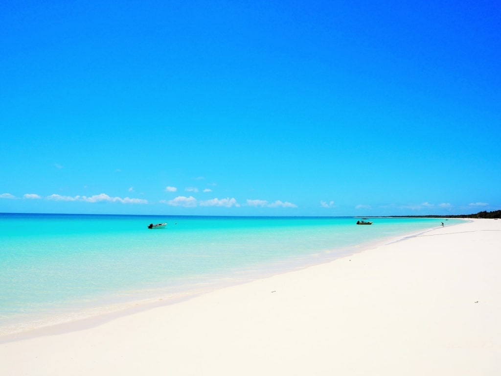 Powdery white sands of Anse Vata Beach