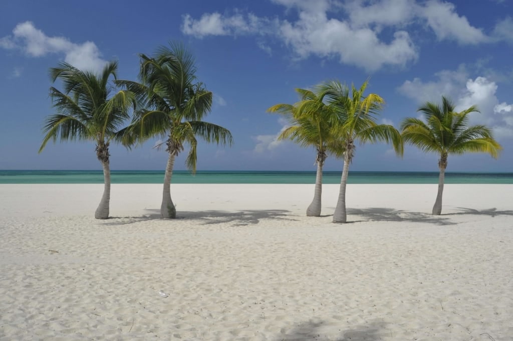 White sands of Passion Island