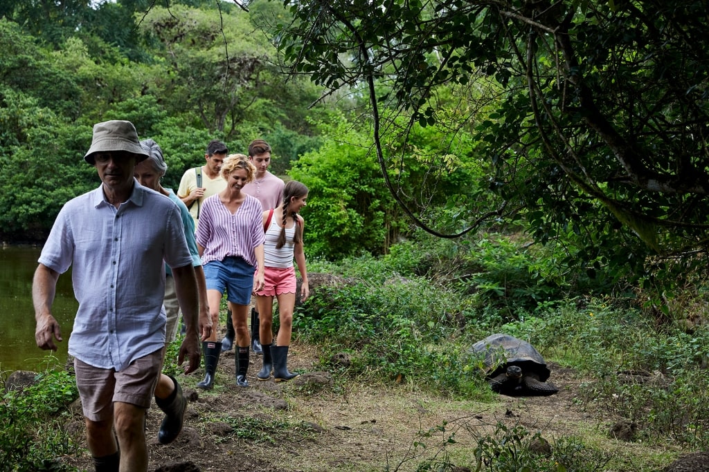 People walking inside The Ranch