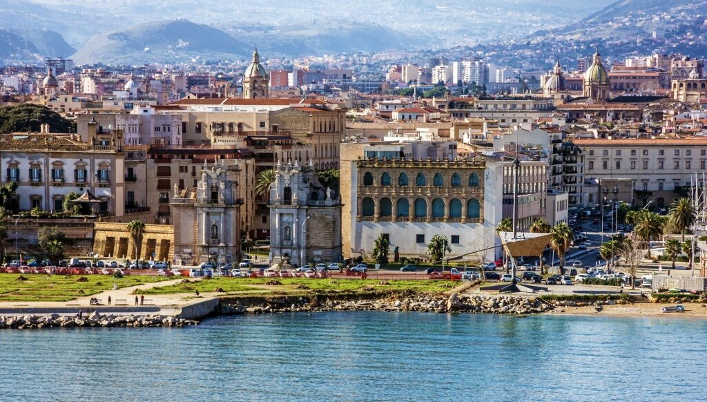 Waterfront view of Palermo