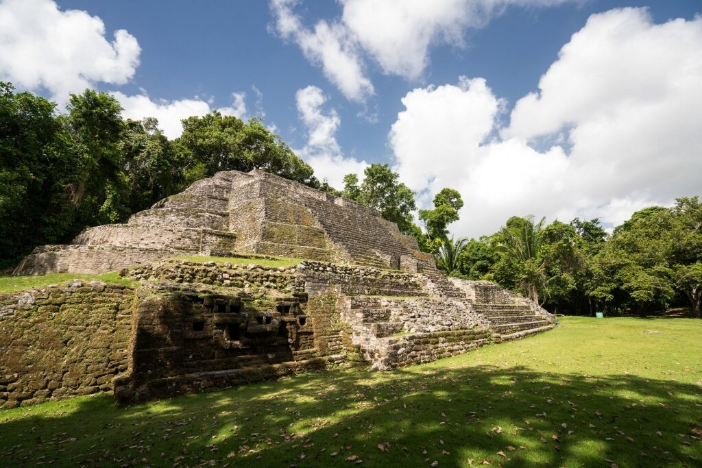 Historic site of Lamanai Mayan Ruins