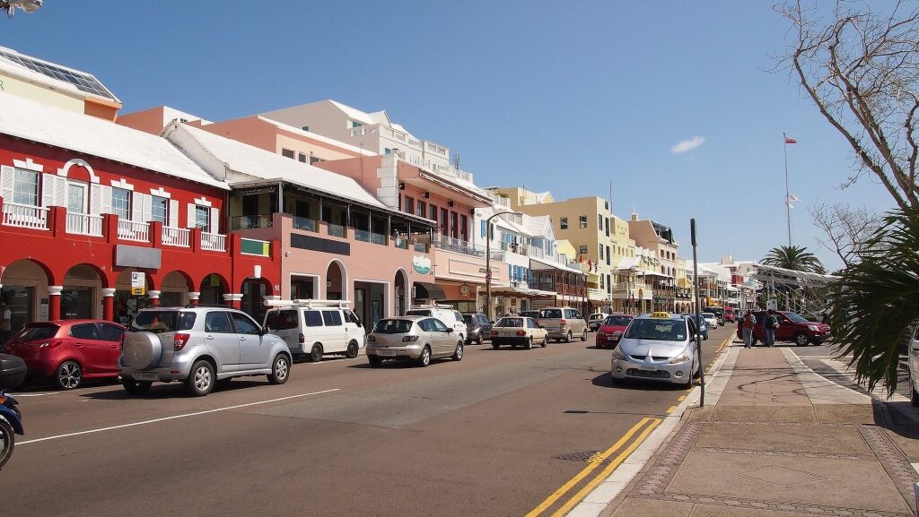 Shopping in Hamilton, one of the best Bermuda honeymoon activities