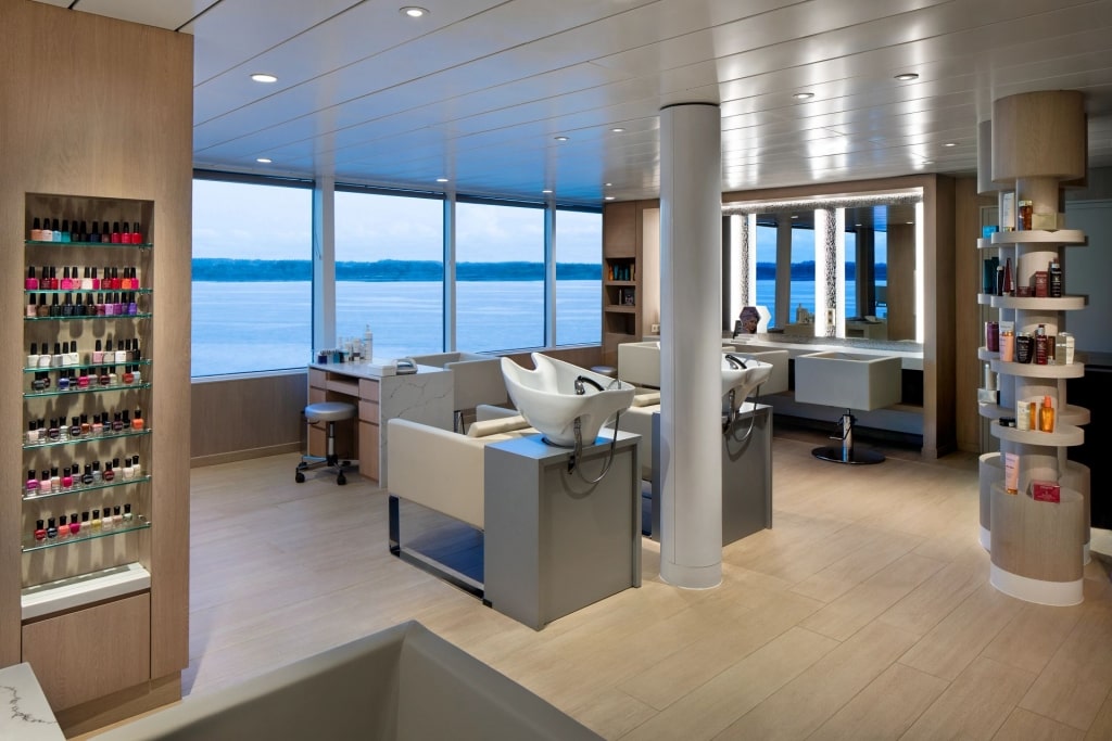 Salon aboard Celebrity Cruises