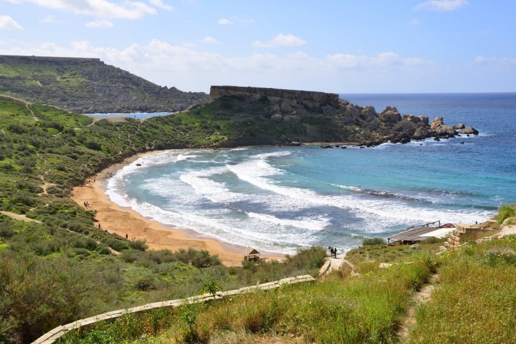 Għajn Tuffieħa Bay, one of the best Malta beaches