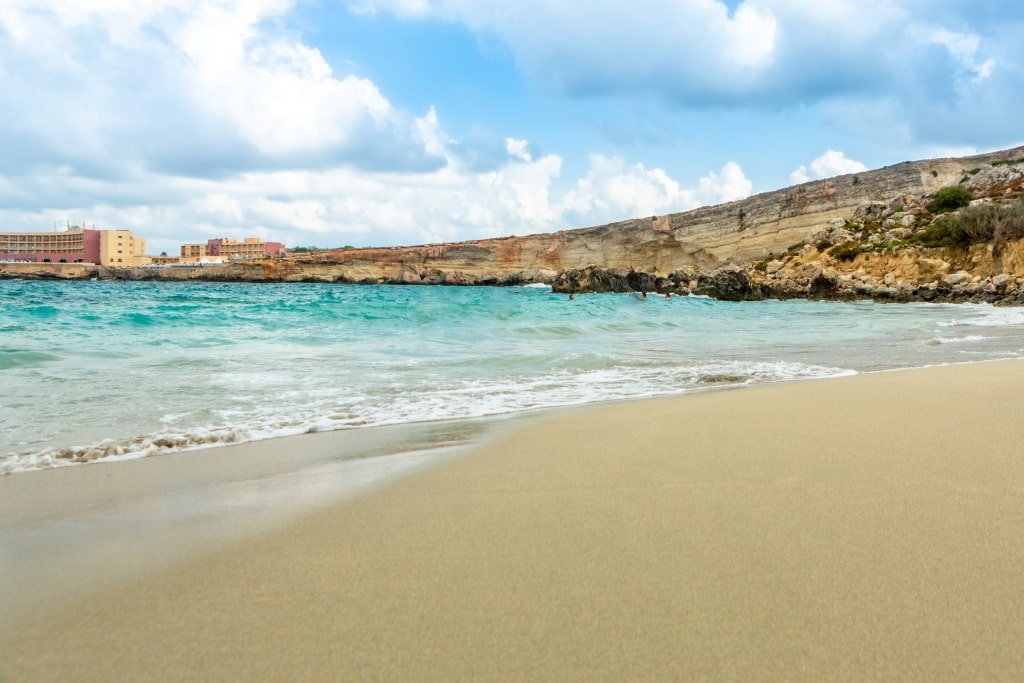 Quiet beach of Paradise Bay