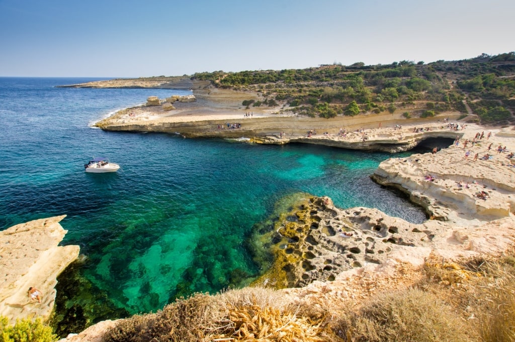 St. Peter's Pool with natural rock pools