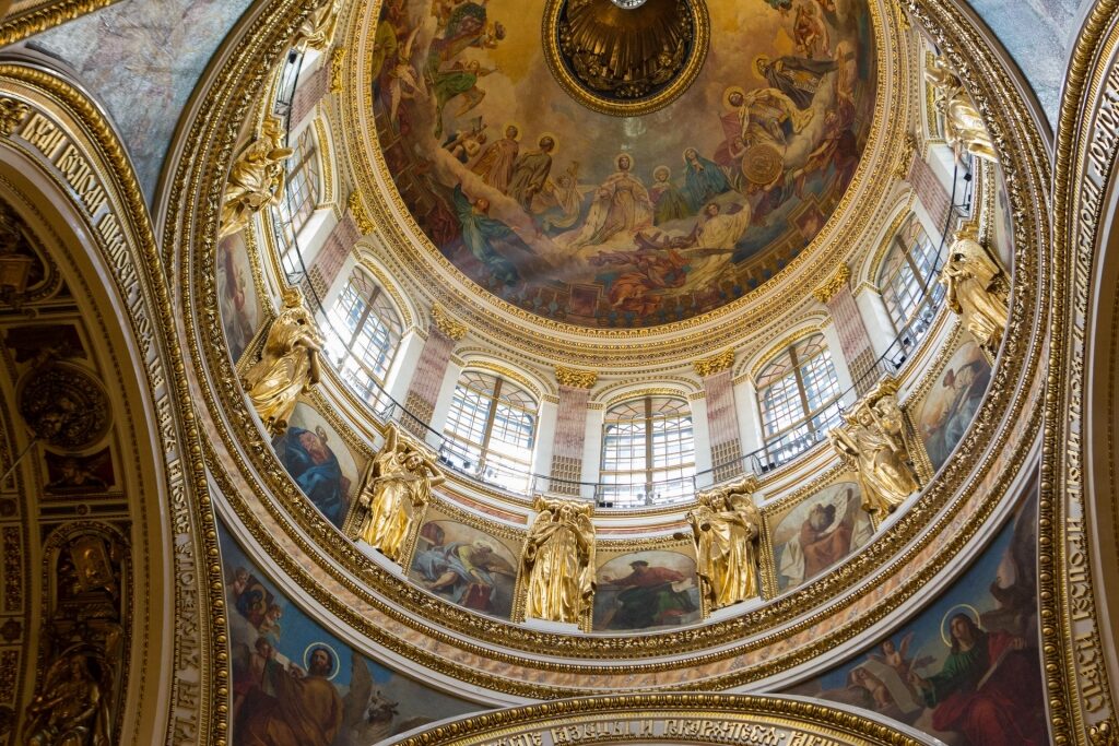 St. Isaac's Cathedral, one of the best museums in St Petersburg Russia
